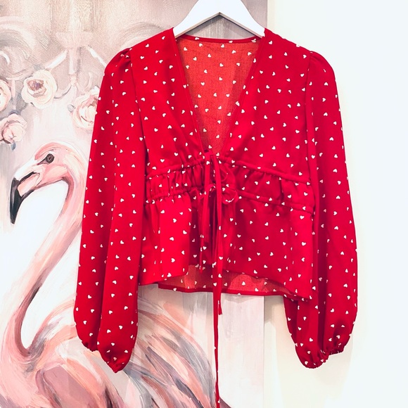 NEW SHEIN BLOUSE TOP - Picture 6 of 7